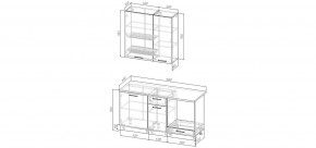 Кухонный гарнитур Умбра 1600 h950 (Стол. 38мм) в Ялуторовске - yalutorovsk.ok-mebel.com | фото 2