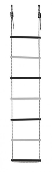 Лестница веревочная 7 перекладин цв.черный, белый D=25  в Ялуторовске - yalutorovsk.ok-mebel.com | фото 1