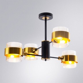 Люстра на штанге Arte Lamp Carlo A8205SP-4BK в Ялуторовске - yalutorovsk.ok-mebel.com | фото 2