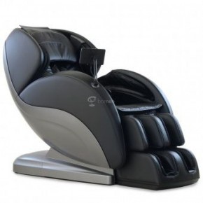 Массажное кресло PS6500 черно-серебряное в Ялуторовске - yalutorovsk.ok-mebel.com | фото 1