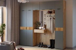 МЕБЕЛЬСОН К12 Прихожая (графит) в Ялуторовске - yalutorovsk.ok-mebel.com | фото