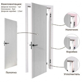 Межкомнатная дверь Bolivar Каньон браун (комплект) в Ялуторовске - yalutorovsk.ok-mebel.com | фото 4