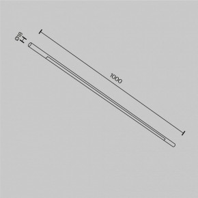 Модульный светильник Maytoni Basis C100CL-L1000-24W3-6K-B в Ялуторовске - yalutorovsk.ok-mebel.com | фото 6