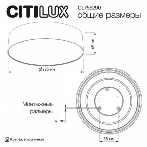 Накладной светильник Citilux BART CL755290 в Ялуторовске - yalutorovsk.ok-mebel.com | фото 7