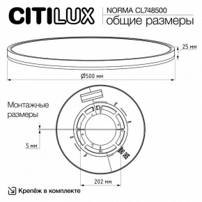 Накладной светильник Citilux Norma CL748500 в Ялуторовске - yalutorovsk.ok-mebel.com | фото 11