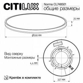 Накладной светильник Citilux Norma CL748501 в Ялуторовске - yalutorovsk.ok-mebel.com | фото 9