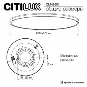 Накладной светильник Citilux NORMA CL749601 в Ялуторовске - yalutorovsk.ok-mebel.com | фото 11