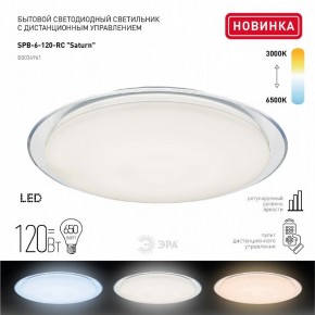 Накладной светильник Эра Классик SPB-6-120-RC Saturn (С) в Ялуторовске - yalutorovsk.ok-mebel.com | фото 3