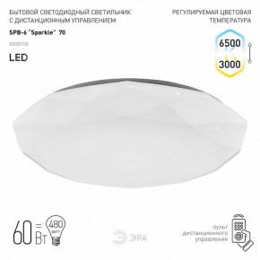 Накладной светильник Эра Классик SPB-6-70-RC Sparkle в Ялуторовске - yalutorovsk.ok-mebel.com | фото 2