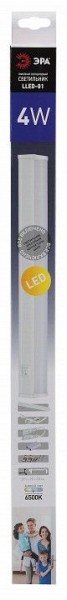 Накладной светильник Эра  LLED-01-04W-6500-W в Ялуторовске - yalutorovsk.ok-mebel.com | фото 4