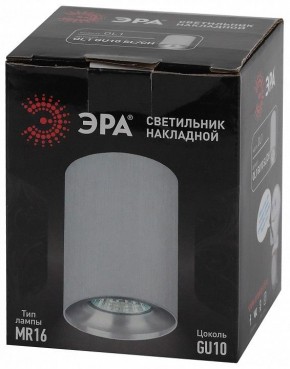 Накладной светильник Эра  OL1 GU10 SL/CH в Ялуторовске - yalutorovsk.ok-mebel.com | фото 8