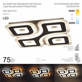 Накладной светильник Эра  SPB-6 GEO 4 RC 75 в Ялуторовске - yalutorovsk.ok-mebel.com | фото 2