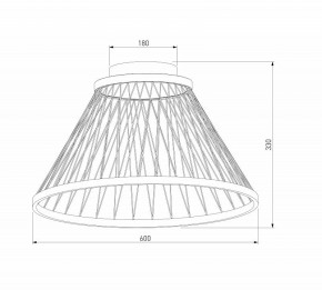 Накладной светильник Eurosvet Cesta 40019/1 LED коричневый в Ялуторовске - yalutorovsk.ok-mebel.com | фото 4