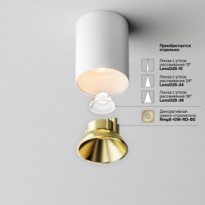 Накладной светильник Maytoni Alfa LED C064CL-8W2.7K-RD-WB в Ялуторовске - yalutorovsk.ok-mebel.com | фото 3