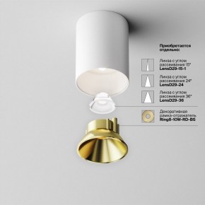 Накладной светильник Maytoni Alfa LED C064CL-8W4K-RD-WB в Ялуторовске - yalutorovsk.ok-mebel.com | фото 6