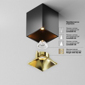 Накладной светильник Maytoni Alfa LED C065CL-8W2.7K-SQ-B в Ялуторовске - yalutorovsk.ok-mebel.com | фото 6