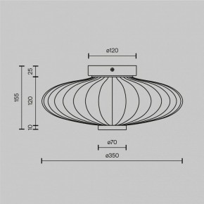 Накладной светильник Maytoni Amulet MOD555WL-L4G3K в Ялуторовске - yalutorovsk.ok-mebel.com | фото 4