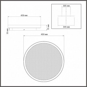 Накладной светильник Sonex Shimmers 7736/60L в Ялуторовске - yalutorovsk.ok-mebel.com | фото 8
