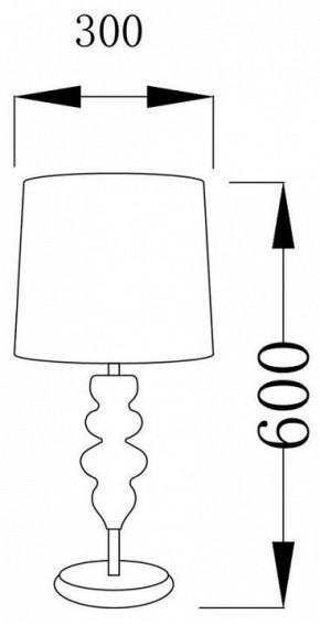 Настольная лампа декоративная Lucia Tucci Bristol 8 BRISTOL T897.1 в Ялуторовске - yalutorovsk.ok-mebel.com | фото 3