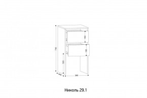 НИКОЛЬ 25 Шкаф 5-ти створчатый в Ялуторовске - yalutorovsk.ok-mebel.com | фото 7