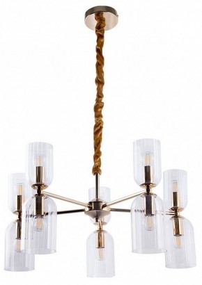 Подвесная люстра Arte Lamp Charm A1623LM-10GO в Ялуторовске - yalutorovsk.ok-mebel.com | фото