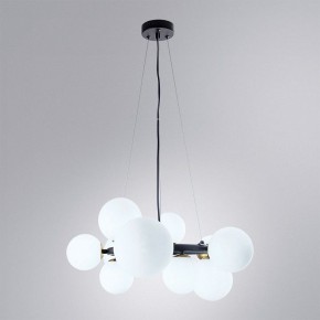 Подвесная люстра Arte Lamp Gemini A2243SP-10BK в Ялуторовске - yalutorovsk.ok-mebel.com | фото 3