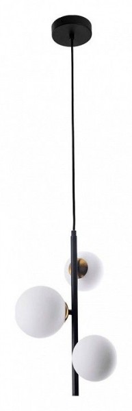 Подвесная люстра Arte Lamp Gemini A2243SP-3BK в Ялуторовске - yalutorovsk.ok-mebel.com | фото 2