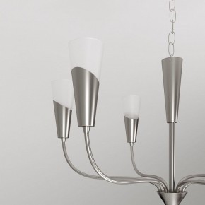 Подвесная люстра Eurosvet Rhyton 60167/6 никель в Ялуторовске - yalutorovsk.ok-mebel.com | фото 8