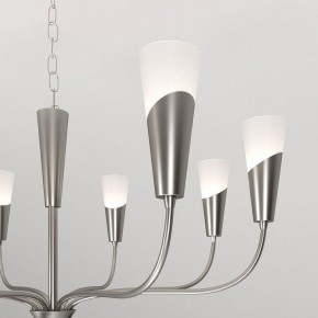 Подвесная люстра Eurosvet Rhyton 60167/8 никель в Ялуторовске - yalutorovsk.ok-mebel.com | фото 7