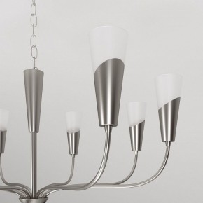 Подвесная люстра Eurosvet Rhyton 60167/8 никель в Ялуторовске - yalutorovsk.ok-mebel.com | фото 8