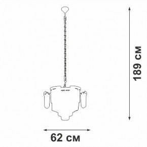Подвесная люстра Vitaluce V58370 V58370-8/13 в Ялуторовске - yalutorovsk.ok-mebel.com | фото 3