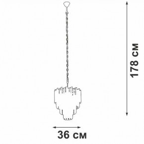 Подвесная люстра Vitaluce V58470 V58470-8/5 в Ялуторовске - yalutorovsk.ok-mebel.com | фото 4