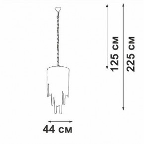 Подвесная люстра Vitaluce V5885 V5885-9/7 в Ялуторовске - yalutorovsk.ok-mebel.com | фото 3