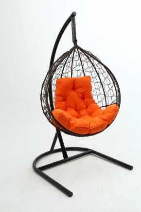 Подвесное кресло Бароло (коричневый/оранжевый) в Ялуторовске - yalutorovsk.ok-mebel.com | фото