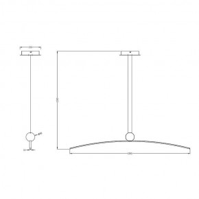 Подвесной светильник Arte Lamp Arno A3362SP-25BK в Ялуторовске - yalutorovsk.ok-mebel.com | фото 3