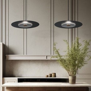Подвесной светильник Eurosvet Kontur 40030/1 LED черный в Ялуторовске - yalutorovsk.ok-mebel.com | фото 3
