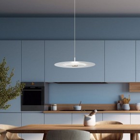 Подвесной светильник Eurosvet Kontur 40031/1 LED белый в Ялуторовске - yalutorovsk.ok-mebel.com | фото 3