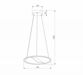 Подвесной светильник Eurosvet Occhio 40026/1 LED серый в Ялуторовске - yalutorovsk.ok-mebel.com | фото 5