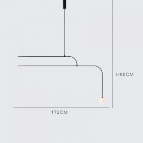 Подвесной светильник Imperiumloft Lines LINES-05 в Ялуторовске - yalutorovsk.ok-mebel.com | фото 3