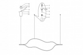 Подвесной светильник Imperiumloft Tape Light TRUDY01 в Ялуторовске - yalutorovsk.ok-mebel.com | фото 8