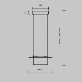 Подвесной светильник Maytoni Ambience MOD280PL-L23B3K1 в Ялуторовске - yalutorovsk.ok-mebel.com | фото 4
