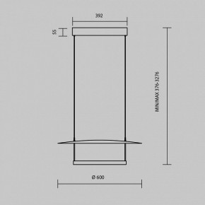 Подвесной светильник Maytoni Ambience MOD280PL-L30B3K1 в Ялуторовске - yalutorovsk.ok-mebel.com | фото 4