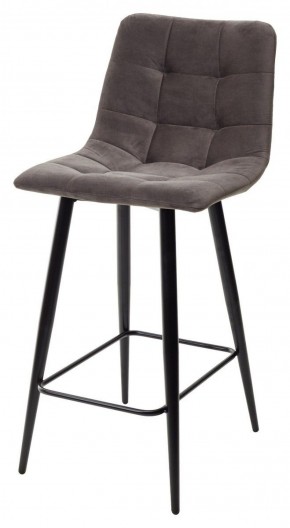 Полубарный стул CHILLI-QB графит #14, велюр / черный каркас (H=66cm) М-City в Ялуторовске - yalutorovsk.ok-mebel.com | фото 1