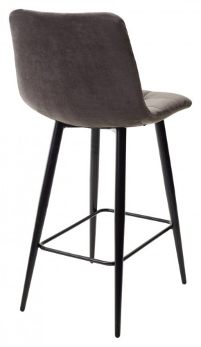 Полубарный стул CHILLI-QB графит #14, велюр / черный каркас (H=66cm) М-City в Ялуторовске - yalutorovsk.ok-mebel.com | фото 4