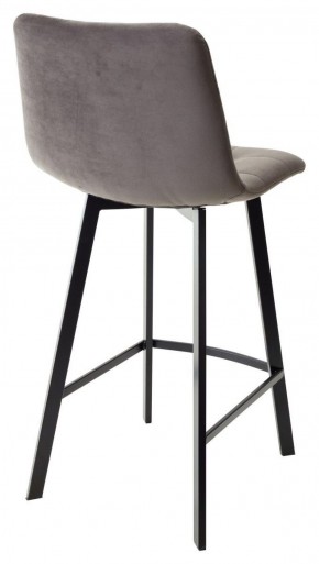 Полубарный стул CHILLI-QB SQUARE графит #14, велюр / черный каркас (H=66cm) М-City в Ялуторовске - yalutorovsk.ok-mebel.com | фото 3