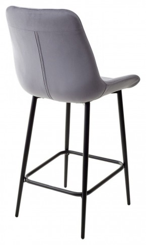 Полубарный стул ХОФМАН, цвет H-14 Серый, велюр / черный каркас H=63cm М-City в Ялуторовске - yalutorovsk.ok-mebel.com | фото 5