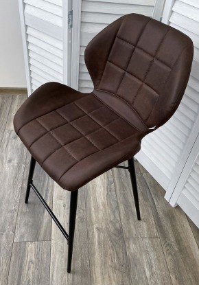 Полубарный стул MARCEL COWBOY-#800 темно-коричневый (H=65cm), ткань микрофибра М-City в Ялуторовске - yalutorovsk.ok-mebel.com | фото 3
