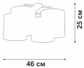 Потолочная люстра Vitaluce V2881 V28810-1/4PL в Ялуторовске - yalutorovsk.ok-mebel.com | фото 3