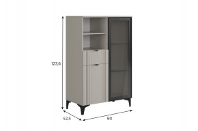 РИЧ Комод 2 со стеклом в Ялуторовске - yalutorovsk.ok-mebel.com | фото 2