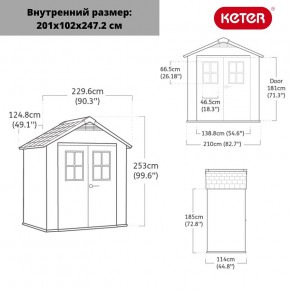 Сарай Окланд 754 (OAKLAND 754) в Ялуторовске - yalutorovsk.ok-mebel.com | фото 2